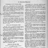 1200 - Page 15 - Sécurité sociale. Principes et organisation assurance maladie - maternité, (Professions non agricoles). Assurance Maladie-Maternité. Prestations en espèces. Assurance-maladie. Ordonnance du 19 octobre 1945 / Décret du 29 décembre 1945 / Arrêté du 5 novembre 1946 / Assurance-maternité. Ordonnance du 13 Octobre 1945 / Décret du 29 décembre 1945 / Arrêté du 29 juin 1946