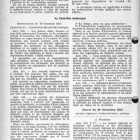 1229 - Page 44 - Sécurité sociale. Principes et organisation assurance maladie - maternité, (Professions non agricoles). Assurance Maladie-Maternité. Contrôle. Contrôle médical. Décret du 29 décembre 1945 / Contrôle technique. Ordonnance du 19 octobre 1945