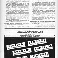 1287 - Page 1188 - Dernières nouvelles. Association des médecins-conseils / Chambre Syndicale des Médecins de la Seine / Direction départementale de la Santé du Cher / Confédération des syndicats médicaux français