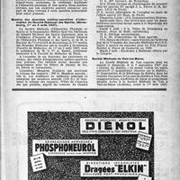 1320 - Page 1221 - Dernières nouvelles. Direction Générale de l’éducation Physique et des Sports / Session des journées médicaux-sportives d’information du comité national des sports, (Strasbourg, 1er au 5 août 1937) / Société médicale de Vals-les-Bains