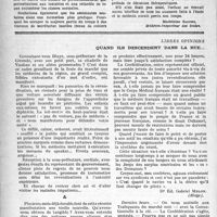 1349 - Page 1250 - Partie professionnelle. A propos de l'inspection médicale scolaire / Libres opinions. Quand ils descendent dans la rue…