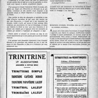 1356 - Page 1257 - Échos & commentaire. Questions diverses étudiées par la 1ère section du conseil national