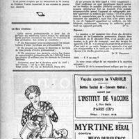 1359 - Page 1260 - Échos & commentaire. Travaux de la 4e section / Correspondance. Application de la nomenclature. Appareil d’E. R. transportable / C 3 ou non ?