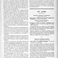 1376 - Page 1277 - Partie scientifique. Quelques indications pour suivre l'évolution d’une maladie de Basedow, par Maurice Wahl. Diagnostic différentiel / Les livres. L'Homme et la lumière, par Dr Fougerat de David de Lastours. Éditions du Nouvel humanisme Garches (Seine-et-Oise), 3e édition / La stérilité conjugale, par André Chalier, Expansion scientifique française, Paris 6e