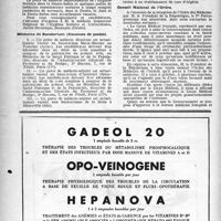 1399 - Page 1300 - Dernières nouvelles. postes de médecins du travail / Hygiène Scolaire et Universitaire / Médecins de Sanatorium (Vacances de postes) / Conseil National de l’Ordre