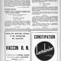 1403 - Page 1304 - A travers de l'officiel. Médecins étrangers / Sécurité sociale