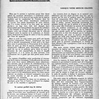 1430 - Page 1331 - Pages sans médecine. Chronique de l'automobile. Lorsque votre moteur chauffe