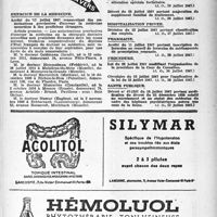 1450 - Page 1351 - A travers l'officiel. Exercice de la médecine / Fonctionnaires / Hôspitalisation privée / Pharmacie / Procédure / Santé publique