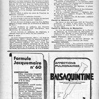 1479 - Page 1380 - Dernières nouvelles. Institut de médecine coloniale / Hôpitaux de Paris / Faculté de Médecine de Lyon / Faculté de Médecine de Montpellier / Légion d’honneur / éducation nationale
