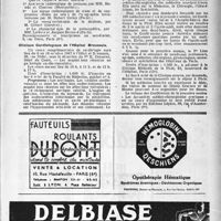 1480 - Page 1381 - Dernières nouvelles. Ve Congrès des Médecins Électron-Radiologistes de Langue française / Clinique Cardiologique de l’Hôpital Broussais / Semaine médicaux-Chirurgicale pratique de la Pitié
