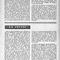 1492 - Page 1393 - Partie scientifique. Les sociétés savantes. Société médicale des hôpitaux de Paris. Les lésions de la silicose et leurs images radiologiques, (30-5-47) / La presse. Action de l’acide nicotinique sur la tolérance locale des téguments et des tissus profonds aux rayons X [« La Gazette des Hôpitaux »] / Le signe du lacet dans la rétinite diabétique [(« La Presse Médicale », 17 mai 1947)]
