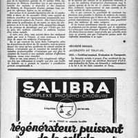 1502 - Page 1403 - Correspondance. Médecine du travail. Médecine du travail et dispensaire d’usine / Sécurité sociale. Accidents du travail. Certificat terminal, Evaluation de l’incapacité
