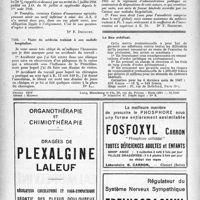 1537 - Page 1438 - Correspondance. Sécurité sociale. Tarifs. Accidents du travail agricoles / Visite du médecin traitant à son malade hospitalisé