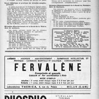 1542 - Page 1443 - Dernières nouvelles. Hôpitaux de Paris / Cours théorique et pratique de broncho-oesophagoscopie / Direction départementale de la Santé de la Nièvre. Avis de concours / Direction Départementale de la Santé du Finistère. Avis de Concours