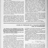 1550 - Page 1451 - Partie scientifique. La place de l’examen de la sécrétion gastrique dans l’étude de l’estomac pathologique, par J. R. Gosset / L’excès de pénicilline est-il toujours inoffensif chez les nourrissons ?