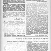 1551 - Page 1452 - Partie scientifique. L’excès de pénicilline est-il toujours inoffensif chez les nourrissons ? / A propos du traitement des verrues plantaires. Ionisation au sulfate de magnésium, Marcel Joly