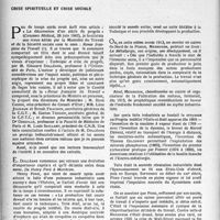 1557 - Page 1458 - Partie professionnelle. Propos du jour. Crise spirituelle et crise sociale [G. Lavallée]