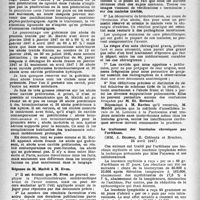1591 - Page 1492 - Partie scientifique. Les sociétés savantes. Société médicale des hôpitaux de Paris. Discussion sur la communication de M. Mattéi / Réponse de M. Mattéi à M. Even / Le traitement des leucémies chroniques par l’uréthane, (25 avril 1947)