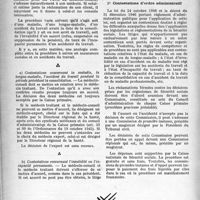 1603 - Page 1504 - Partie professionnelle. Droit professionnel. Contestations en matière de sécurité sociale, par le Pr J. Vanverts. Contestations d’ordre médical / Contestations d’ordre administratif