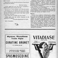 1613 - Page 1514 - Échos & commentaires. Ou, faute de voitures neuves, la prévention tombe en panne / Correspondance. Hôpitaux. Paiement des honoraires à la clinique ouverte de l’hôpital