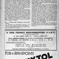 1616 - Page 1517 - Correspondance. Secret professionnel. Certificats de décès et secret professionnel en matière de pensions / Contrôle fiscal à l’hôpital et secret professionnel
