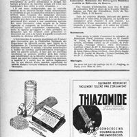 1625 - Page 1526 - Dernières nouvelles. Mutualité familiale. Comité de Coordination et Comité intersyndical des médecins de la Région Parisienne / Hôpital du Blanc / Association Nationale des Chirurgiens-Dentistes mutilés et Réformés de Guerre / Naissances / Mariages