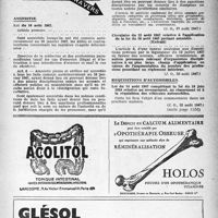 1626 - Page 1527 - A travers l'officiel. Aministie / Réquisitions d’automobiles