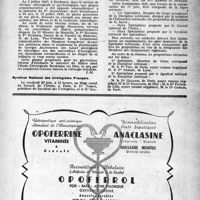 1656 - Page 1557 - Dernières nouvelles. Ier Congrès international du thermalisme social. (Ai x-les-Bains) / Médecins-Conseils de la Sécurité Sociale / Manifestation en souvenir du Pr Jeanneney / Syndicat National des Urologistes Français