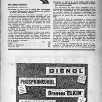 1658 - Page 1559 - A travers l'officiel. Sécurité sociale. Honoraires médicaux