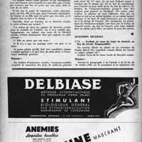 1695 - Page 1596 - Correspondance. Questions hospitalières. La Commission médicale consultative à l’hôpital / Sécurité. Assurances sociales. Membres de la famille bénéficiant des prestations / Questions diverses. Accident au cours du trajet du domicile au lieu du travail. Responsabilité