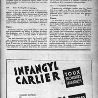1696 - Page 1597 - Correspondance. Questions diverses. Accident au cours du trajet du domicile au lieu du travail. Responsabilité / École d’orthopédie et bandages / Avortement thérapeutique