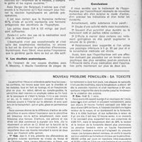 1711 - Page 1612 - Partie Scientifique. Un nouveau traitement de l'hyperthyréose : l’aminothiazol, antithyroidien de synthèse, par M. Albeaux-Fernet. Les associations thérapeutiques / Les résultats anatomiques / Nouveau problème pénicillien : sa toxicité