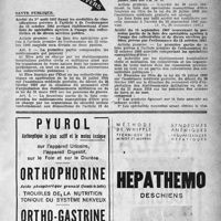 1738 - Page 1639 - A travers l'officiel. Santé publique