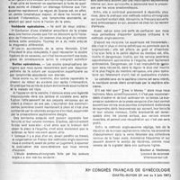 1749 - Page 1650 - Partie Scientifique. A propos du traitement chirurgical des varices. La crossectomie saphenienne élargie / XIe Congrès français de gynécologie, Chatel-Guyon (31 mai au 3 juin 1947). Etio-Pathogénie des Salpingites, par MM. Ezes et Gares