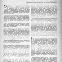 1766 - Page 1667 - Pages sans médecine. Sciences. La gestation est-elle un phénomène parasitaire ?, par J. Vivien