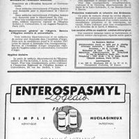 1782 - Page 1683 - Dernières nouvelles. Université de Paris. — Faculté de médecine / Ministère de l’éducation Nationale / Gouvernement général de l’Algérie. Service d’Hygiène scolaire et universitaire / Hygiène scolaire / Direction départementale de la santé de la Loire-Inférieure / Protection maternelle et infantile des Ardennes / Les surplus alliés en matériel médicaux-chirurgical