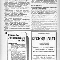 1821 - Page 1722 - A travers l'officiel. Médecins assermentés / Ordre des médecins / Santé publique