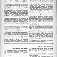 1851 - Page 1752 - Partie Professionnelle. Droit professionnel. L’éducation sexuelle à l’école, par Dr J. -R. Gosset / Le mot du lecteur. Les concours sur titres