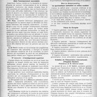1879 - Page 1780 - Partie Scientifique. Congrès d’hygiène scolaire et universitaire. Faculté de médecine de Paris 25, 26, 27, 28 et 29 juin 1947. Réforme des horaires dans l’enseignement primaire du point de vue de l’hygiène - Le Dr Laufer et Mme Seclet-Riou / L’enseignement supérieur - Dr Lacourde / L'enseignement technique - Dr Buffel / La gymnastique corrective en milieu scolaire - Mme Le Grand-Lambling / Voeux du Congrès / Création de l'Association Internationale d'Hygiène Scolaire - M. Edmond Lesne