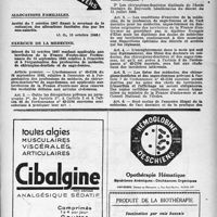 1914 - Page 1815 - A travers l'officiel. Allocations familiales / Exercice de la médecine