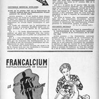 1994 - Page 1895 - A travers l'officiel. Contrôle médical scolaire / Sécurité sociale