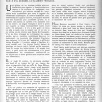 2014 - Page 1915 - Partie professionnelle. Propos du jour. Réception du Prof. H. Mondor par le Dr G. Duhamel à l’académie française [G. Lavalée]