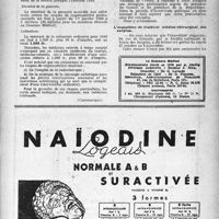 2038 - Page 1939 - Dernières nouvelles. Sou Médical / La suppression du ministère de la Santé / L’exposition de matériel médicaux-chirurgical des surplus