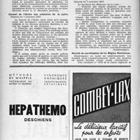 2039 - Page 1940 - Dernières nouvelles. L’exposition de matériel médicaux-chirurgical des surplus / Conseil de l’Ordre des médecins de la Loire / Chambre syndicale des médecins de la Loire / Comité de coordination de la Région Parisienne