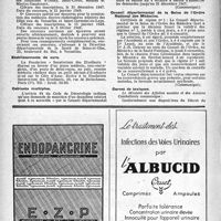 2071 - Page 1972 - Dernières nouvelles. Direction départementale de la Santé de Seine-et-Oise / Établissements de cure / Cabinets multiples / Conseil départemental de la Seine de l'Ordre National des Médecins / Carnet de toxiques