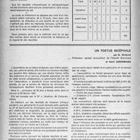 2081 - Page 1982 - Partie scientifique. Hôpital Boucicaut. Le musée laboratoire Maurice Letulle d’anatomie pathologique générale, par André Bergeron et Pierre Normand / Un foetus bicéphale, par G. Ecalle et Henri Lenormand