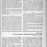 2104 - Page 2005 - Partie professionnelle. Médecine et monde moderne. La médecine qu'il faut réaliser: la médecine de la santé, par le Dr Valingot / Anecdotes sur la première assemblée générale de L’A. M. M, par le Dr F. Decourt