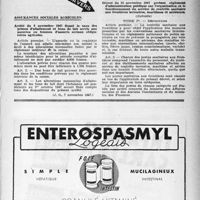 2122 - Page 2023 - A travers l'officiel. Assurances sociales agricoles / Enseignement de la médecine / Santé publique