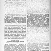 2134 - Page 2035 - Partie scientifique. 50e Congrès de l’association Française de chirurgie. Premier rapport, Traitement chirurgical du cancer de l'œsophage thoracique, MM. Santy et Alain Mouchet / Deuxième rapport, Les moignons douloureux des membres, MM. P. Padovani et L. Mansuy