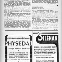 2157 - Page 2058 - Correspondance. Application de tarifs d’honoraires. Sécurité sociale. Forfait d’accouchement et spécialiste / Sécurité sociale. Accidents du travail. Contestation sur l’état du blessé